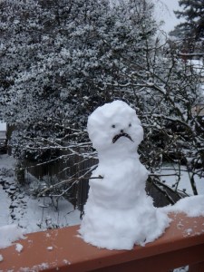 It's a mustache - really! Not a grumpman...